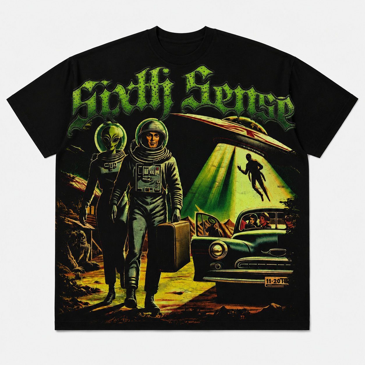 Emerald Tee Black