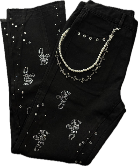 Flare Jeans Black